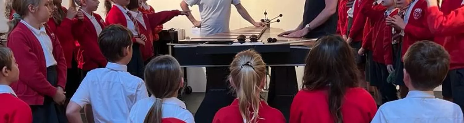 O Duo workshop with children from St Mary